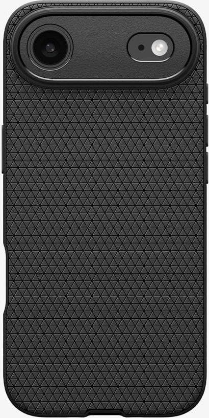 Удароустойчив силиконов (TPU) калъф за iPhone 17 Air - Spigen Liquid Air Case (черен)