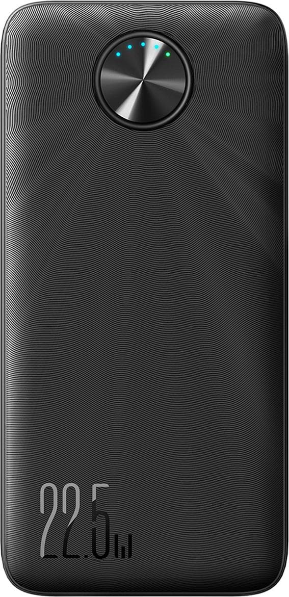 Преносима външна батерия с USB-C порт, и 2xUSB-A изхода - Joyroom Fast Charging Power Bank 10000 mAh 22.5W (черен)