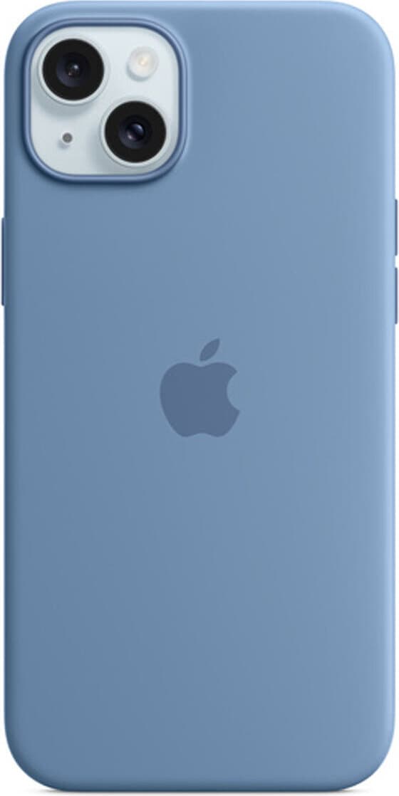 Оригинален силиконов кейс за iPhone 15 Plus с MagSafe (син) - Apple iPhone Silicone Case with MagSafe