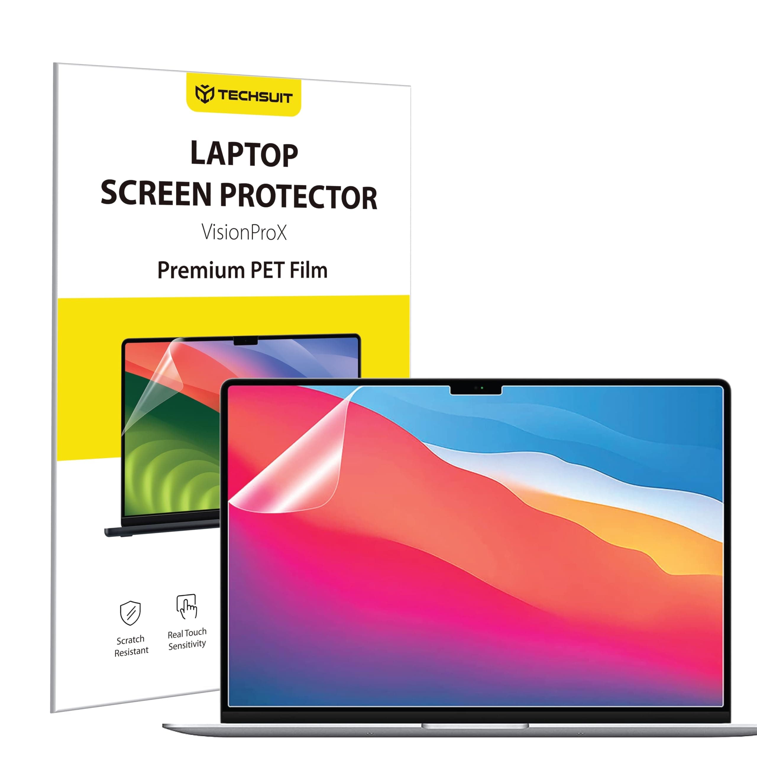 Матирано защитно покритие за дисплея на Macbook Pro 14 (2021-2024) - Techsuit VisionProX Matte Anti-Blue Light Screen Protector (прозрачен)