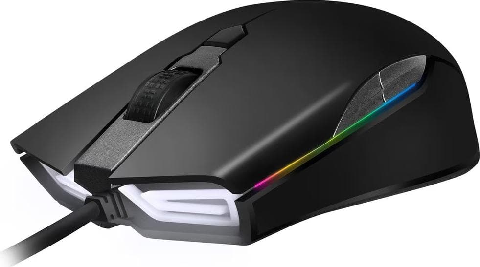Геймърска мишка с LED подсветка - Abko High-End RGB Wired Gaming Mouse A900 (черен)