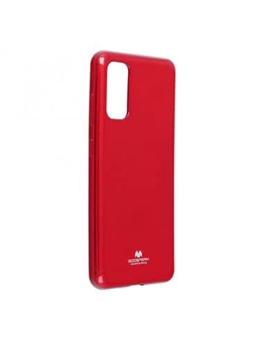 Силиконов (TPU) калъф за Samsung Galaxy S20 - Mercury Goospery Jelly Case (червен)