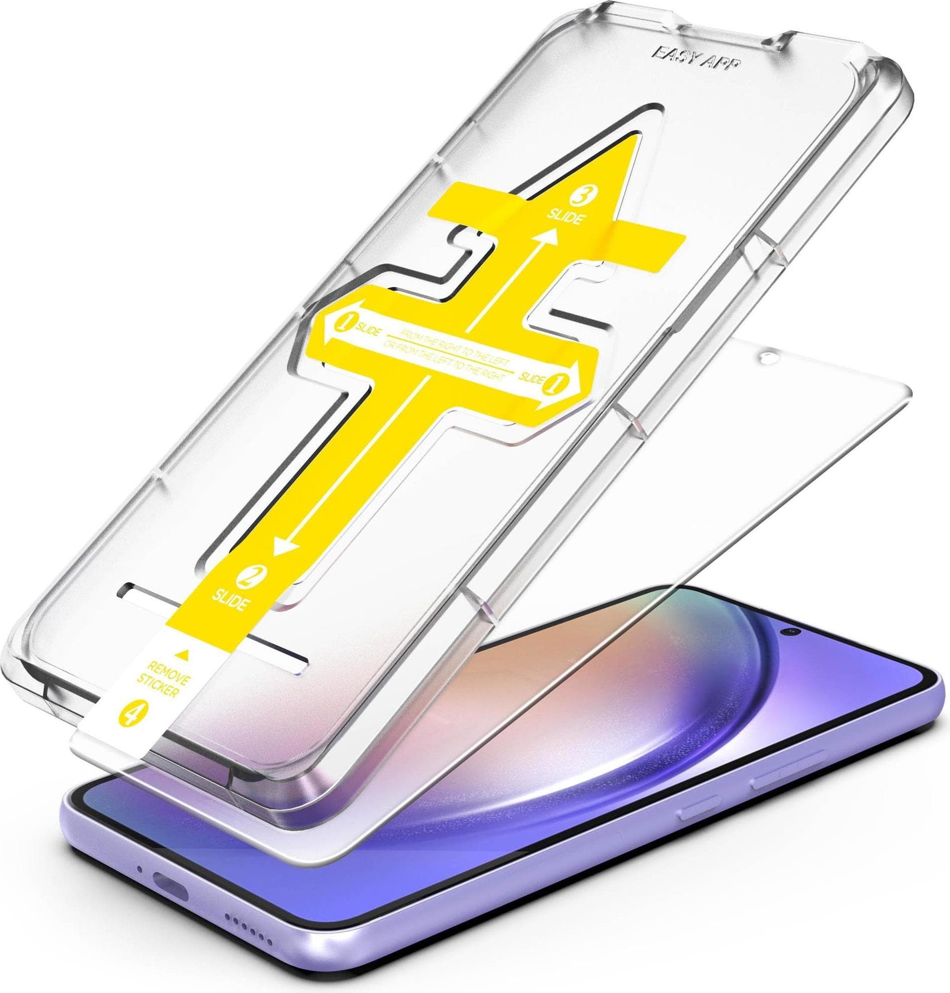 Калено стъклено защитно покритие за дисплея на Samsung Galaxy A55 - Mobile Origin Screen Guard Tempered Glass (прозрачен)
