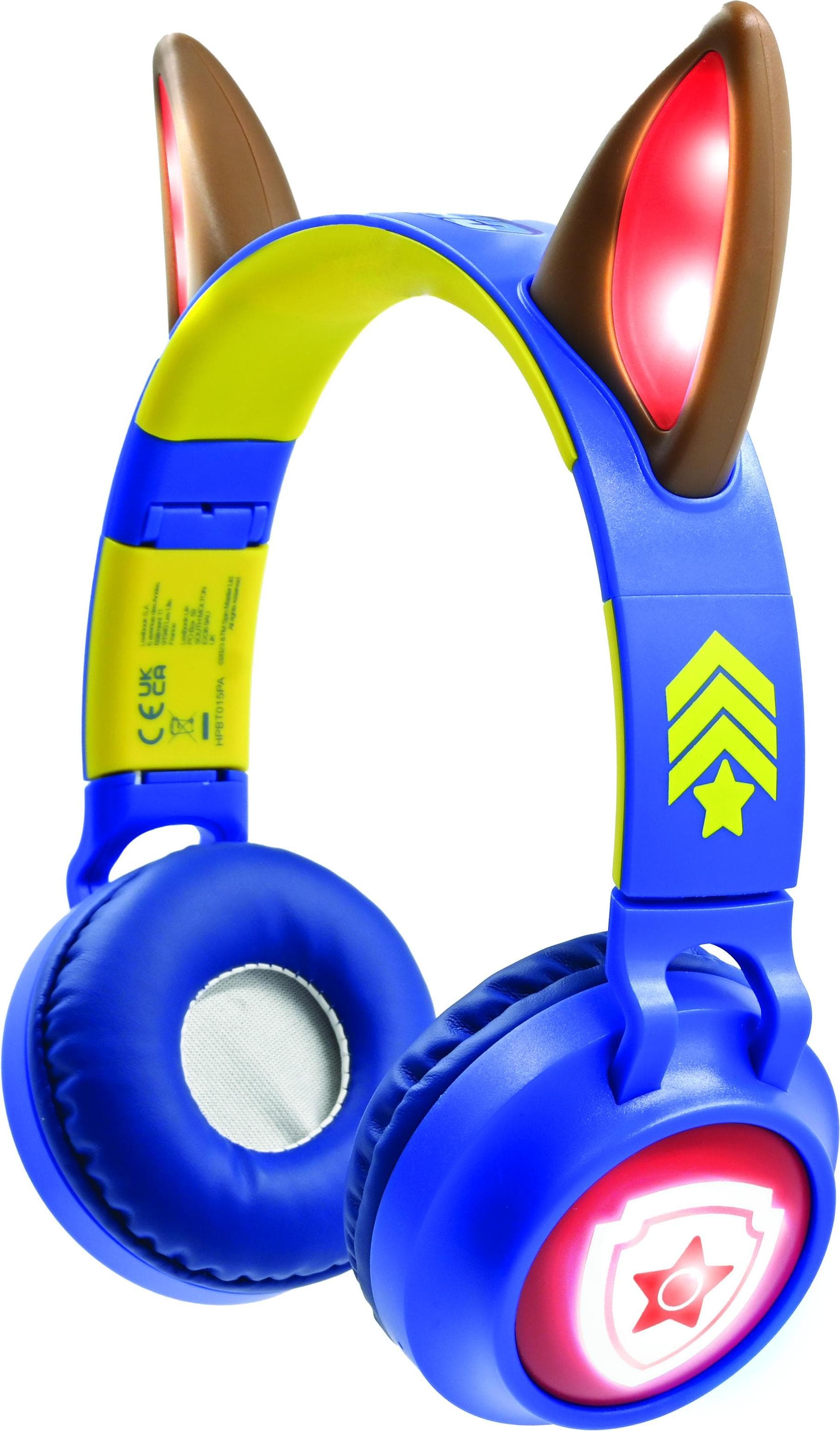 Безжични слушалки подходящи за деца - Lexibook 3D Paw Patrol Wireless On-Ear Headphones (син)