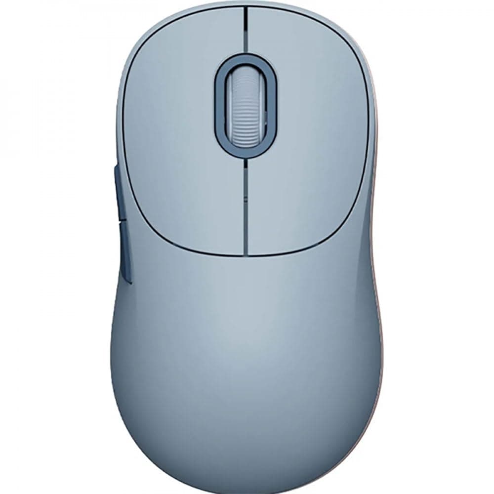 Мишка Xiaomi Wireless Mouse 3, оптична (1200 dpi), безжична, Bluetooth, USB, синя