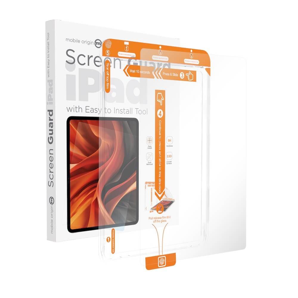 Калено стъклено защитно покритие за дисплея на iPad 10 (2022), iPad 11 (2025) - Mobile Origin Screen Guard Tempered Glass 2.5D (прозрачен)