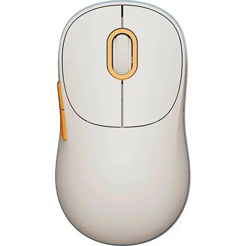 Мишка Xiaomi Wireless Mouse 3, оптична (1200 dpi), безжична, Bluetooth, USB, бяла