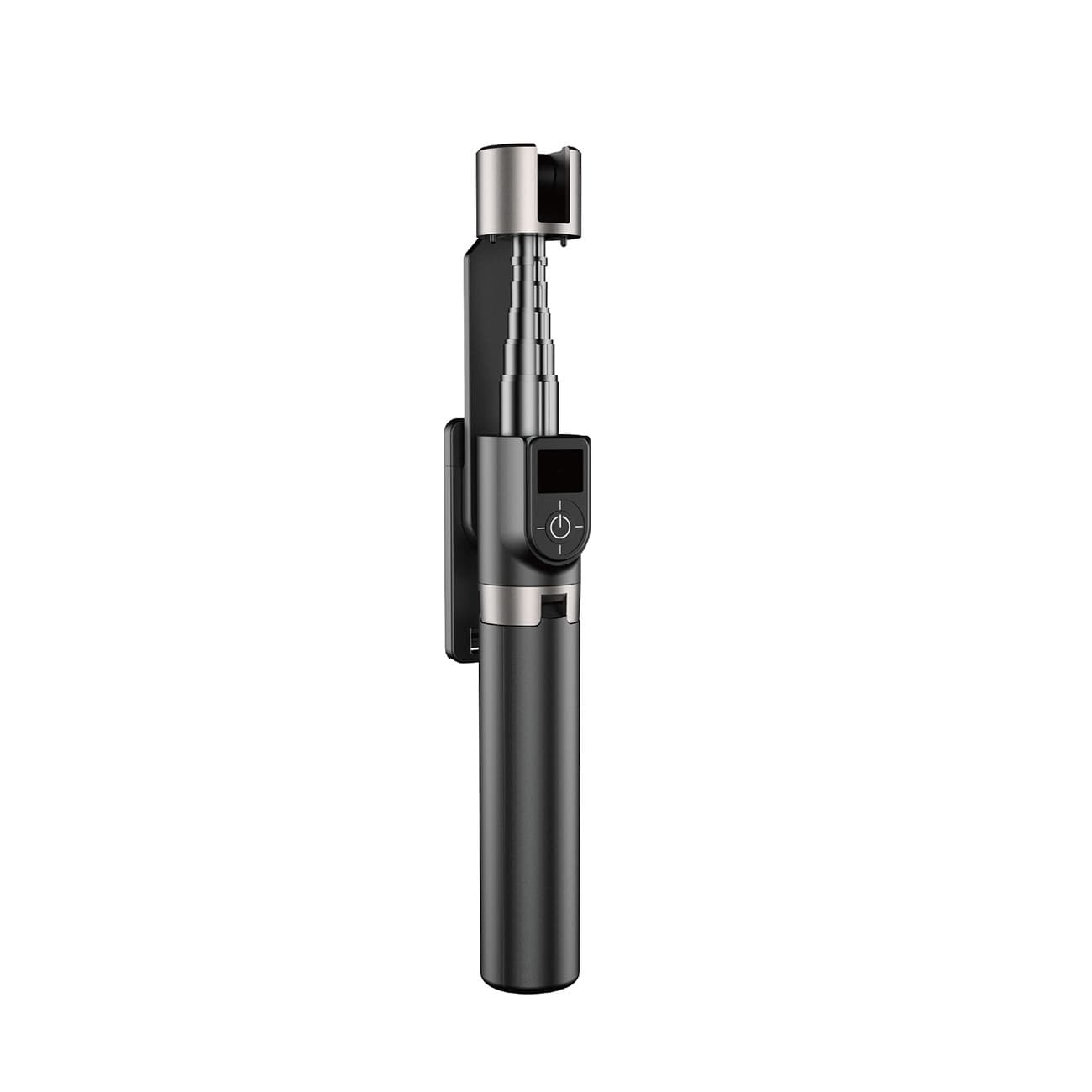 Разтегаем безжичен селфи стик и трипод за мобилни телефони - Dudao Selfie Stick Telescopic Tripod with Bluetooth Remote (черен)