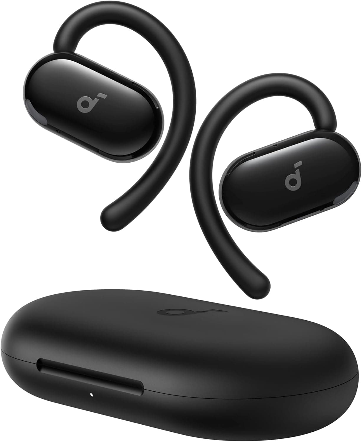 Спортни блутут TWS слушалки с кейс за зареждане - Anker SoundCore V20i Open-Ear TWS Earbuds (черен)