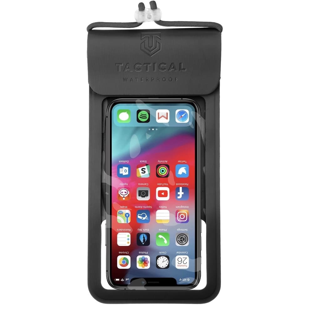 Универсален водоустойчив калъф за смартфони до 6.5 инча - Tactical Splash Pouch L/XL (черен)