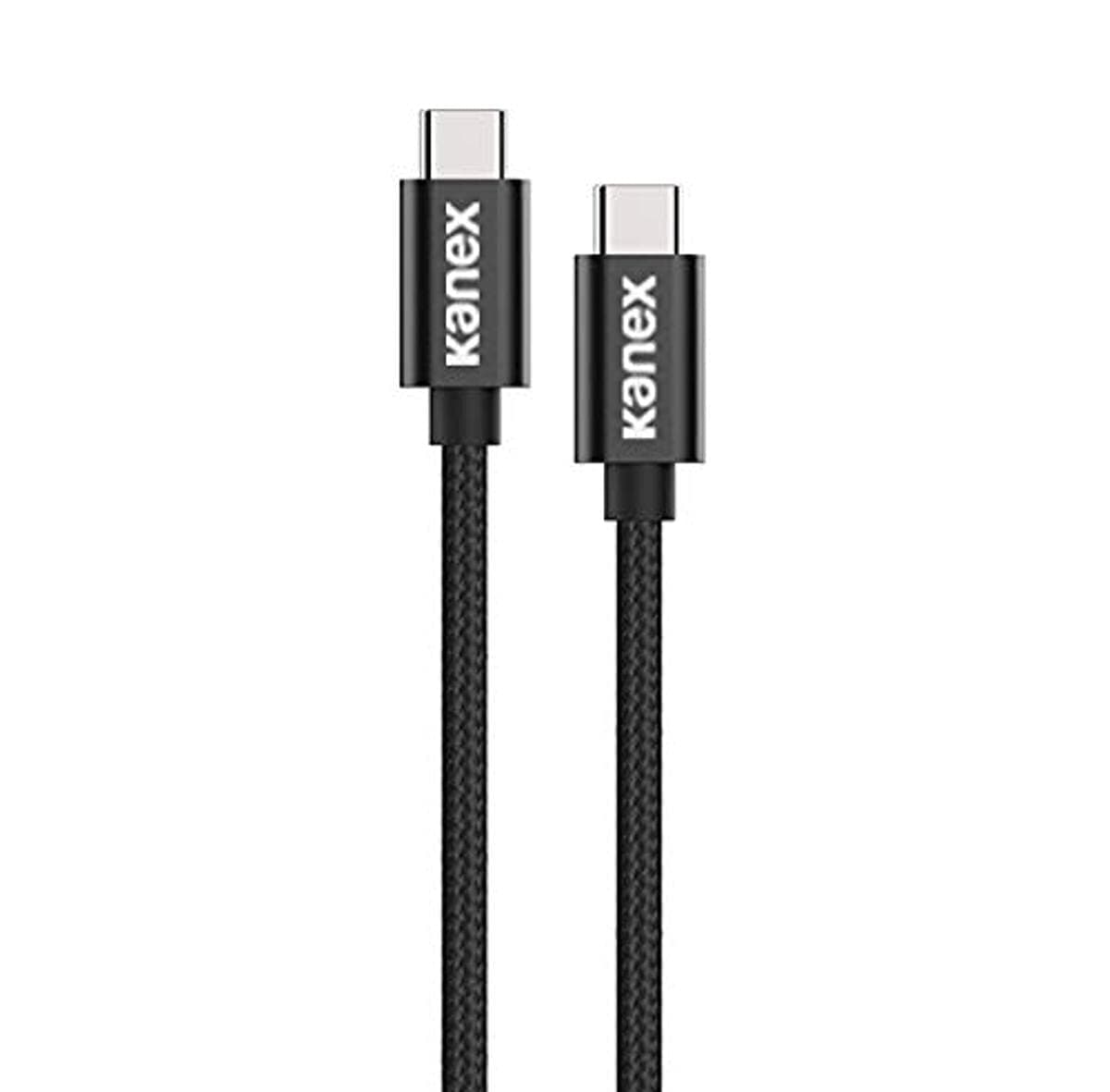 USB-C към USB-C кабел за устройства с USB-C порт (120 см) - Kanex DuraBraid USB-C to USB-C Charging Cable (черен)