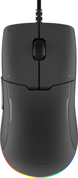 Мишка Xiaomi Gaming Mouse Lite, оптична (6200 dpi), USB, гейминг, RGB подсветка, черна
