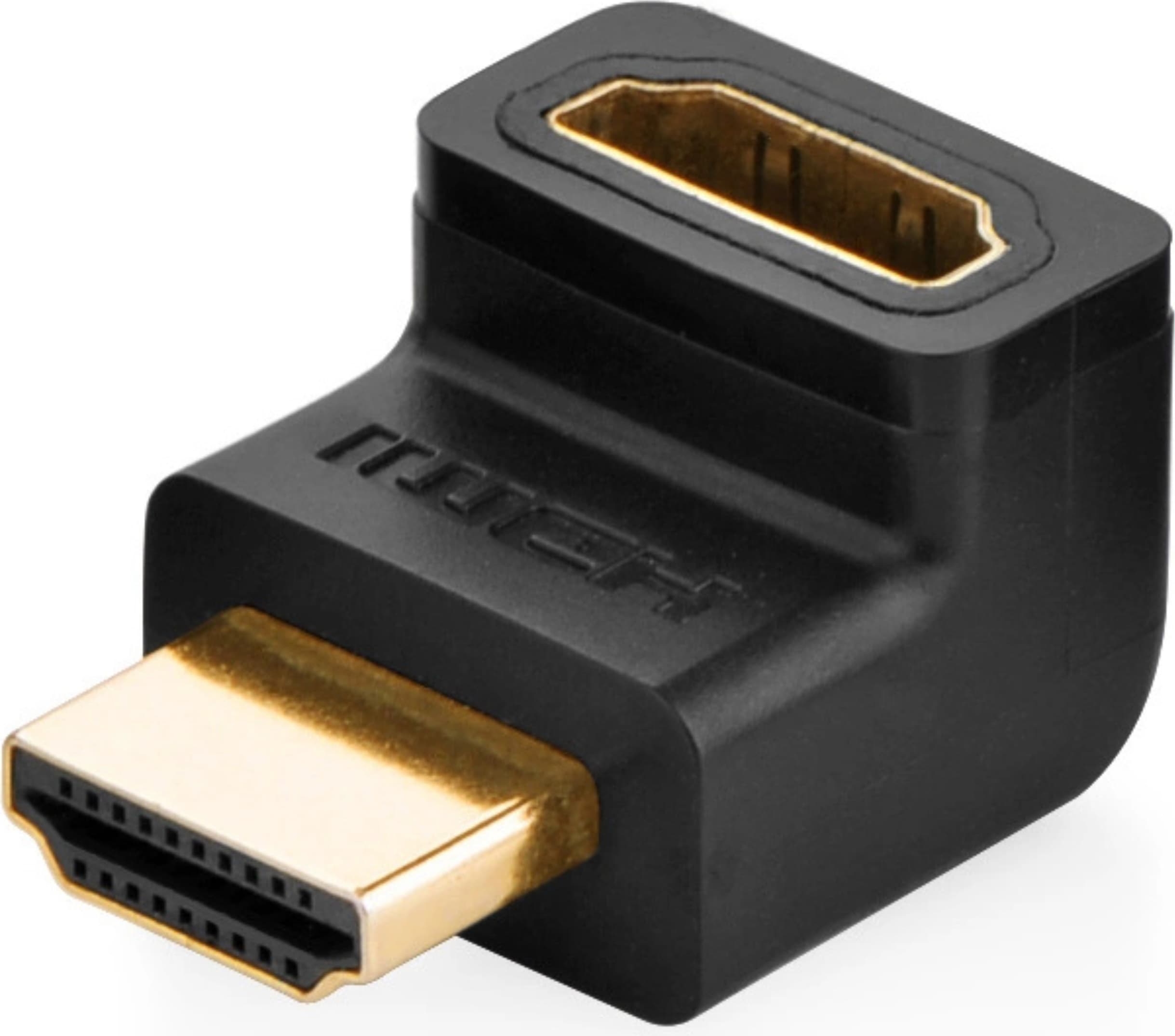 Адаптер от мъжко HDMI към женско HDMI - Ugreen HD112 4K HDMI Male to HDMI Female Adapter (черен)