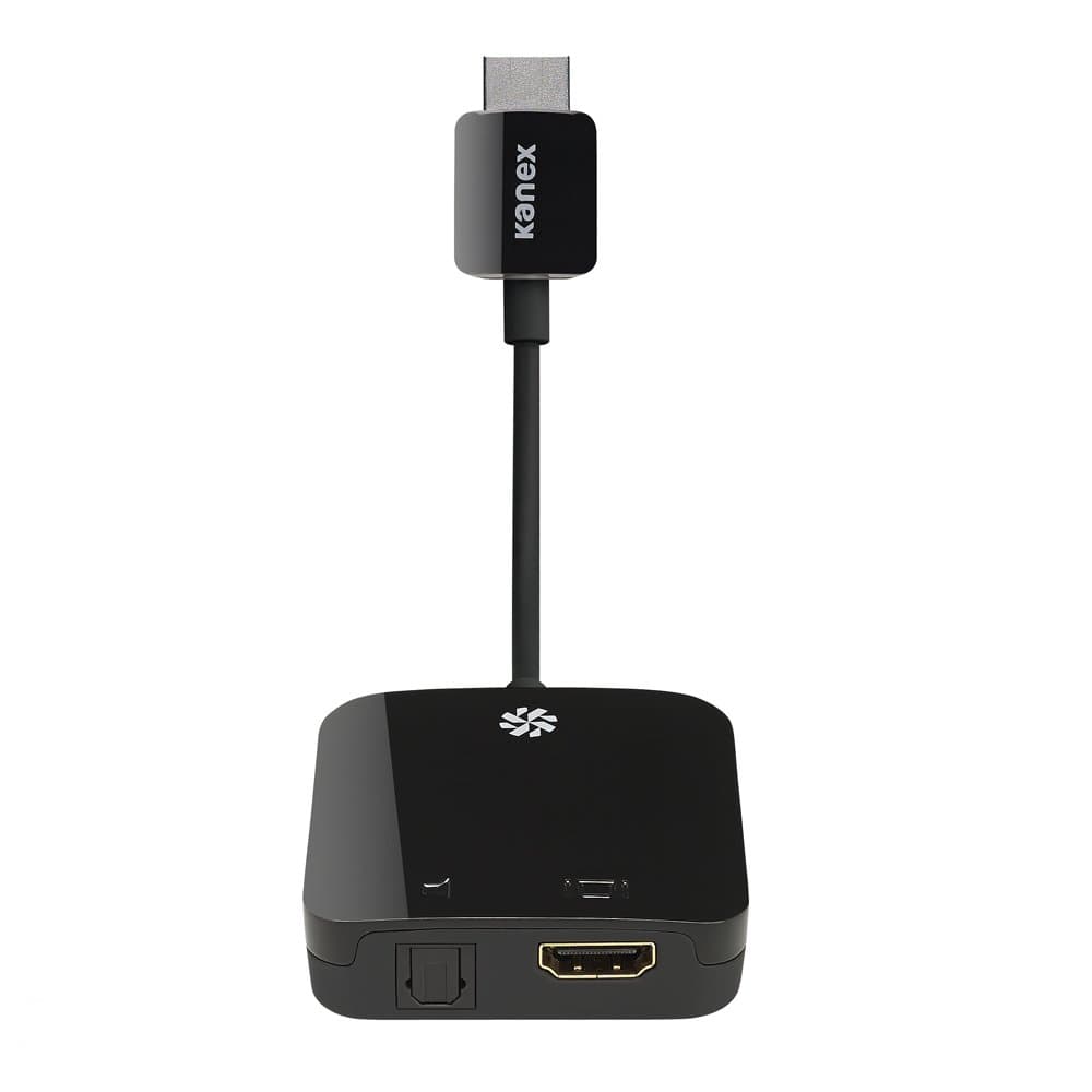 Адаптер за свързване на Apple TV (4th. gen) към телевизор с HDMI и аудио система с оптичен вход - Kanex Digital Audio Adapter