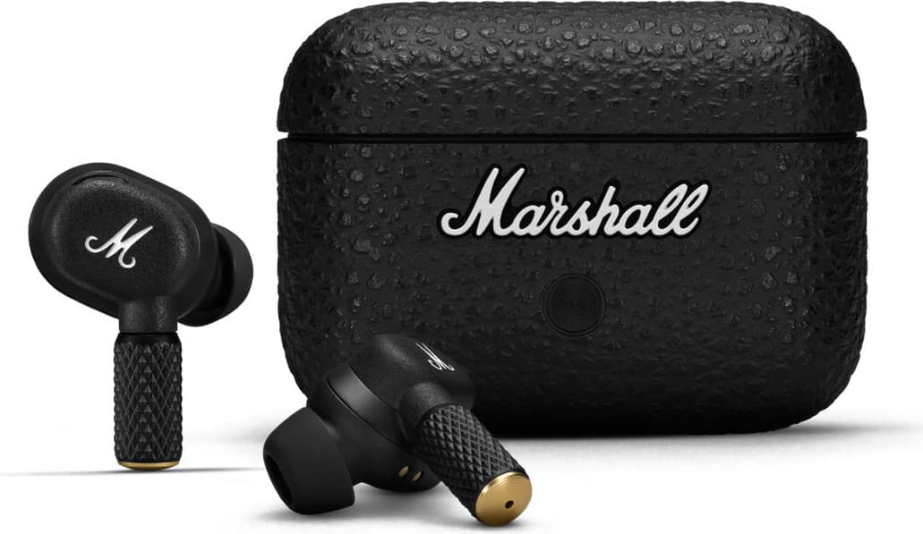 Аудиофилски безжични слушалки със зареждащ кейс - Marshall Motif II A.N.C. TWS True Wireless Earphones (черен)