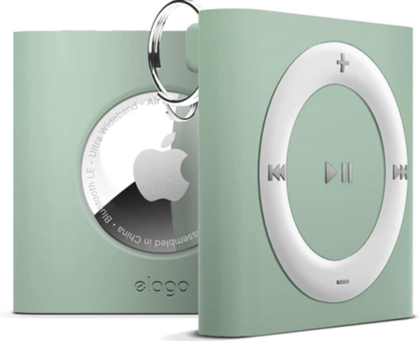 Силиконов ключодържател за Apple AirTag - Elago AirTag W7 Case (зелен)