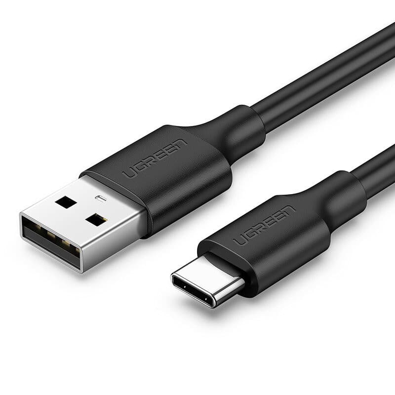 Кабел Ugreen 60116, от USB-A(м) към USB-C(м), 1m, черен