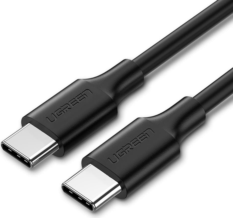Кабел Ugreen 50997, от USB-C(м) към USB-C(м), 1m, черен