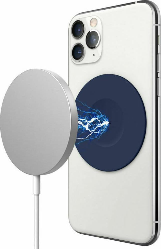 Магнитен адаптер за кейсове и смартфони, съвместим с MagSafe аксесоари - Elago MagSafe Guide Sticker (тъмносин)