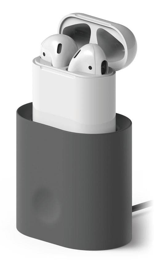Док станция за зареждане на Apple Airpods - Elago Airpods Charging Station (тъмносива)