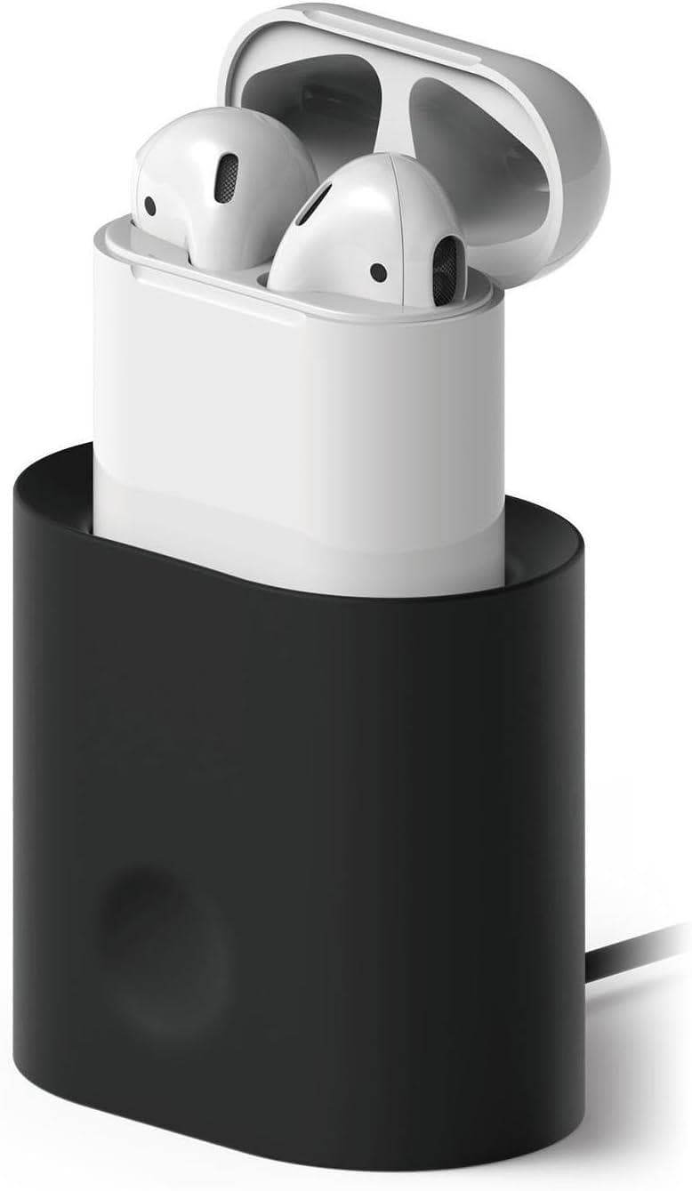 Док станция за зареждане на Apple Airpods - Elago Airpods Charging Station (черна)