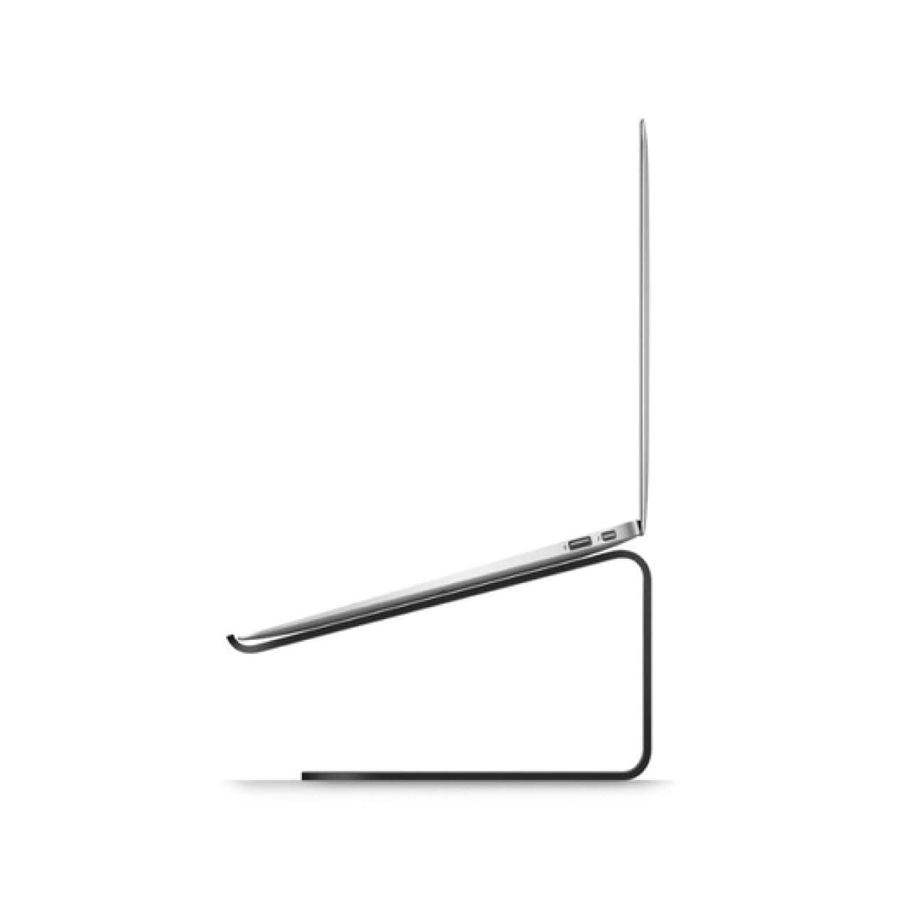 Дизайнерска алуминиева поставка за MacBook и преносими компютри - Elago L2 STAND (черна)