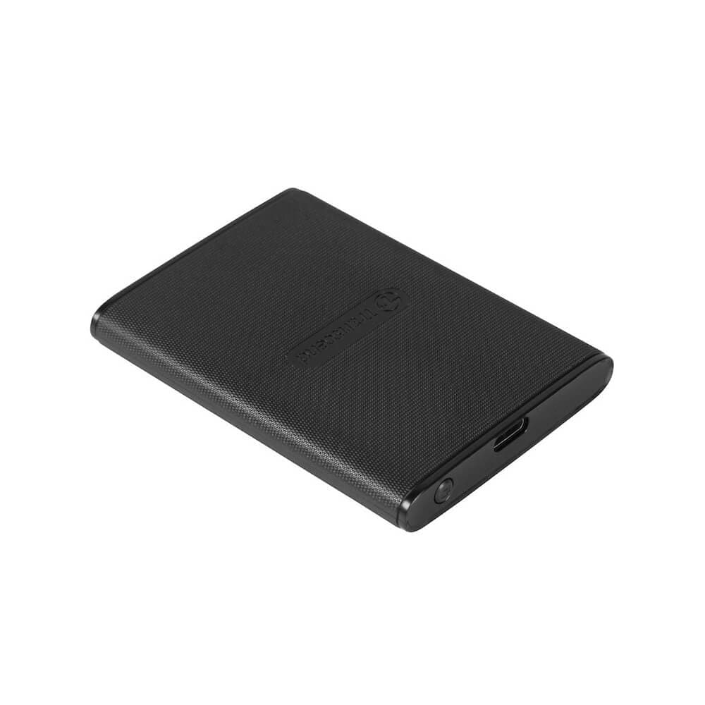 Преносим външен SSD диск 500GB (черен) - Transcend Portable External SSD USB 3.2 Gen2
