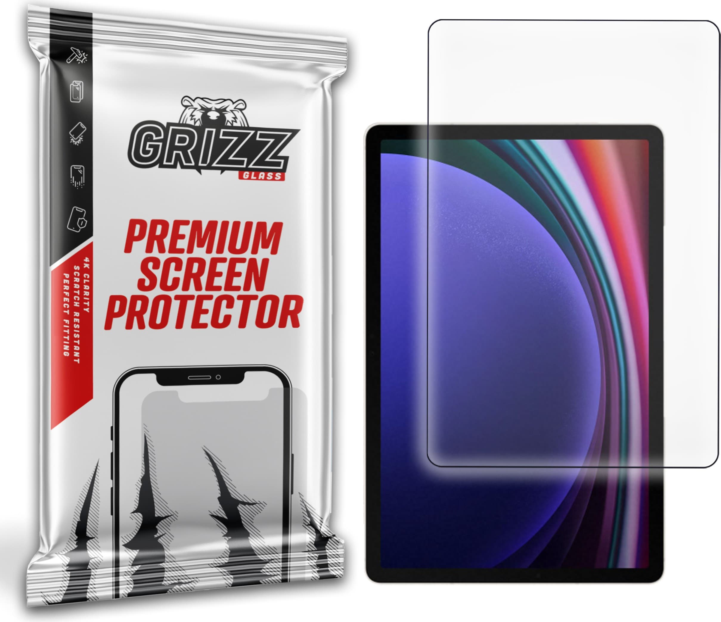 Качествено матирано защитно покритие за дисплея на Samsung Galaxy Tab S9 - GrizzGlass PaperScreen Matte Screen Protector