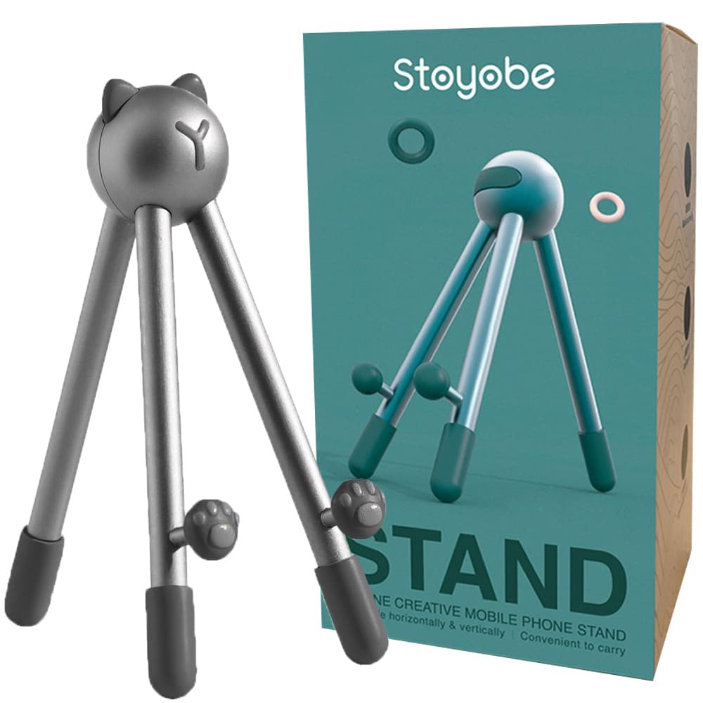Поставка за бюро и плоскости за мобилни устройства и таблети - Stoyobe HF-II Tablet Phone Holder (сив)