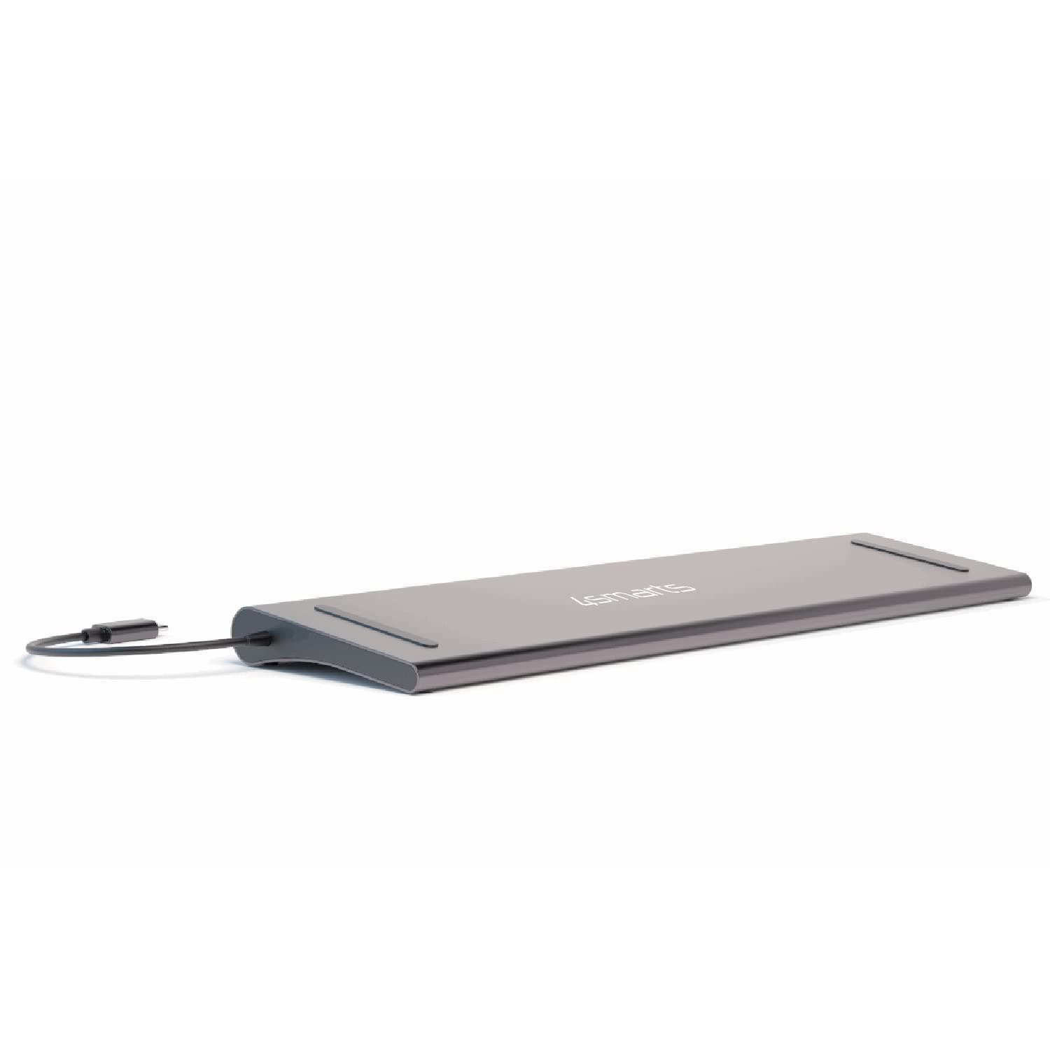 Докинг станция 4smarts 11in1 USB-C Hub with DeX (456358), от 1x USB-C към 3x USB, 2x USB C, 1x HDMI, 1x VGA, 1x RJ-45, 1x mircoSD reader, тъмносива