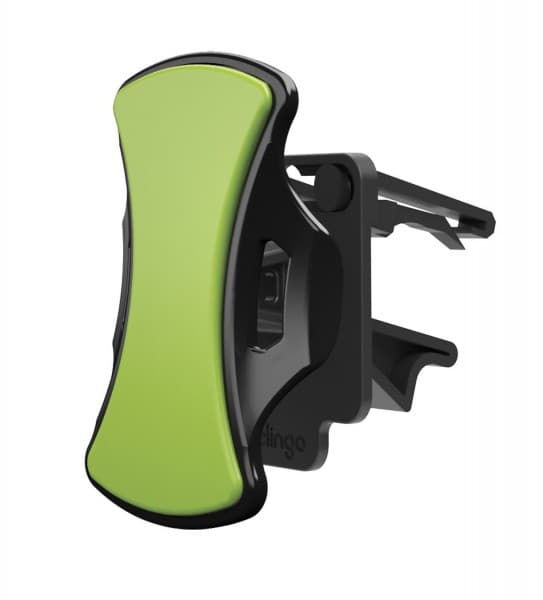 Поставка за радиатора на кола за iPhone и смартфони - Clingo Car Vent Mount (зелена)