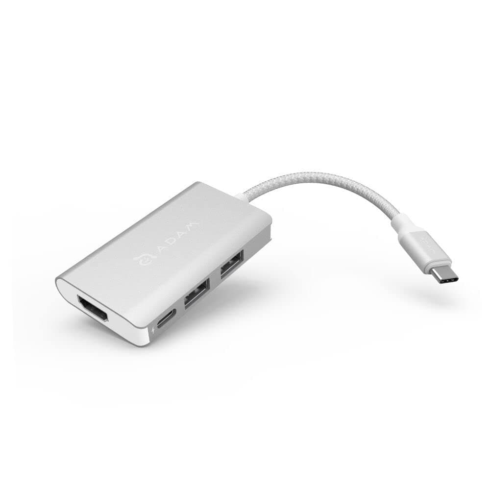 Докинг станция Adam Elements Casa Hub A01m (AAPADHUBA01MSL), от USB C към 1x USB C(PD), 2x USB A, 1x HDMI, сребрист