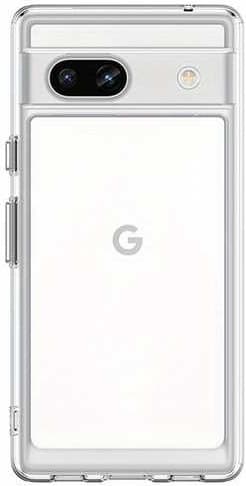 Удароустойчив силиконов (TPU) калъф за Google Pixel 9 Pro XL (прозрачен) - Techsuit Shockproof Clear Silicone Case