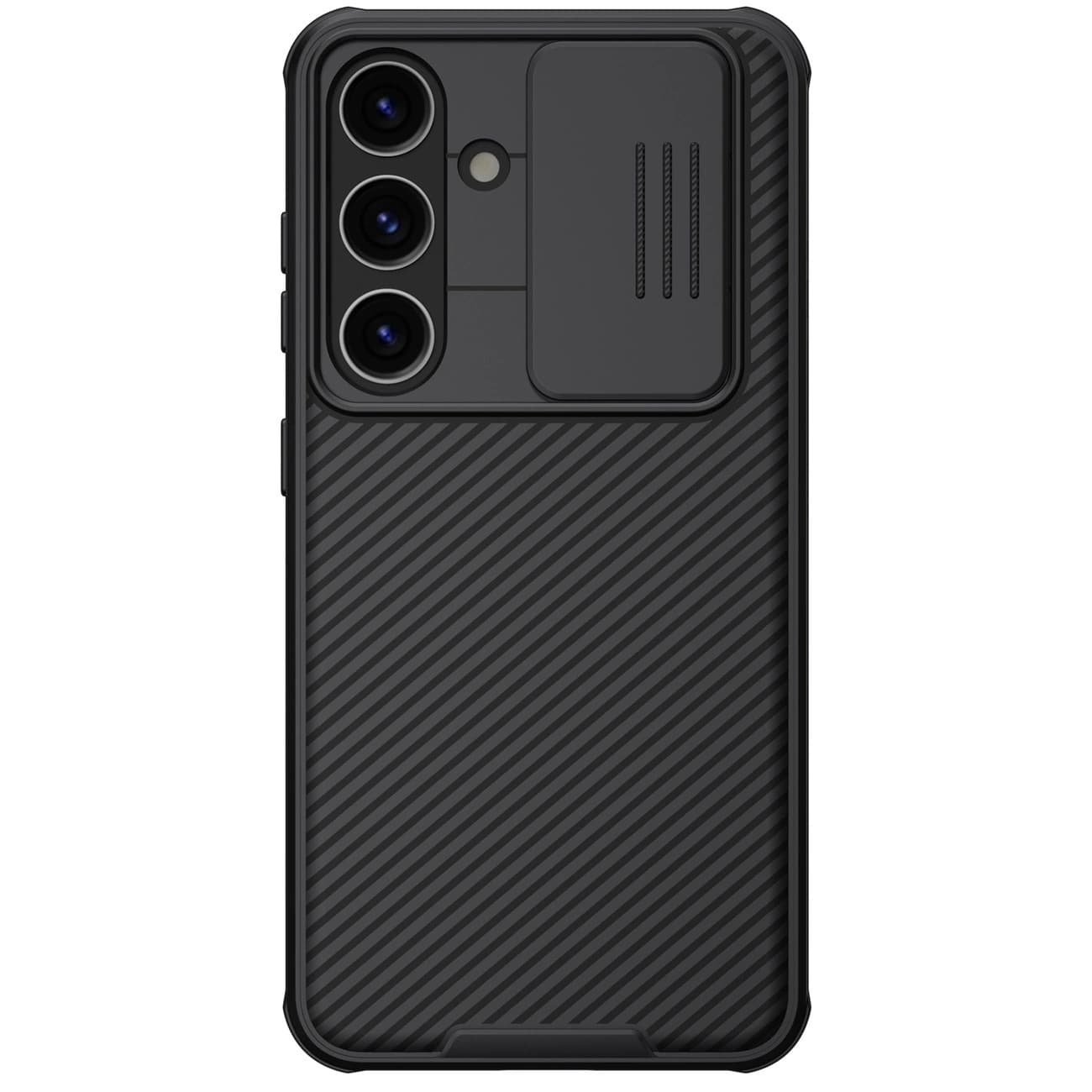 Хибриден удароустойчив кейс за Samsung Galaxy S24 Plus - Nillkin CamShield Pro Case (черен)
