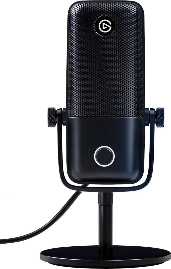 Професионален настолен USB микрофон за запис и стрийминг - Elgato Wave:1 Premium USB Condenser Microphone (черен)