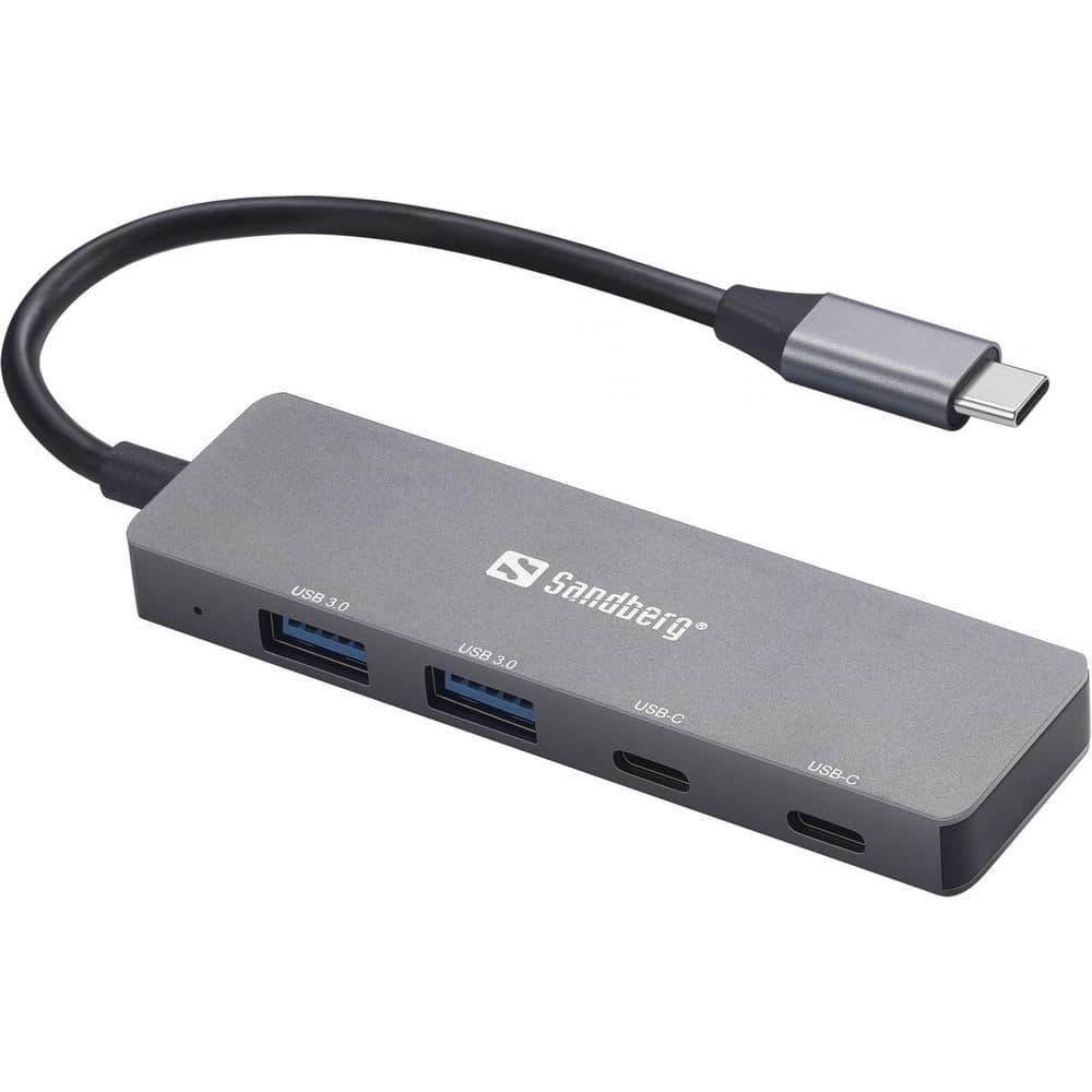 SANDBERG SNB-136-50 :: Хъб USB-C към 2xUSB-A + 2xUSB-C Hub