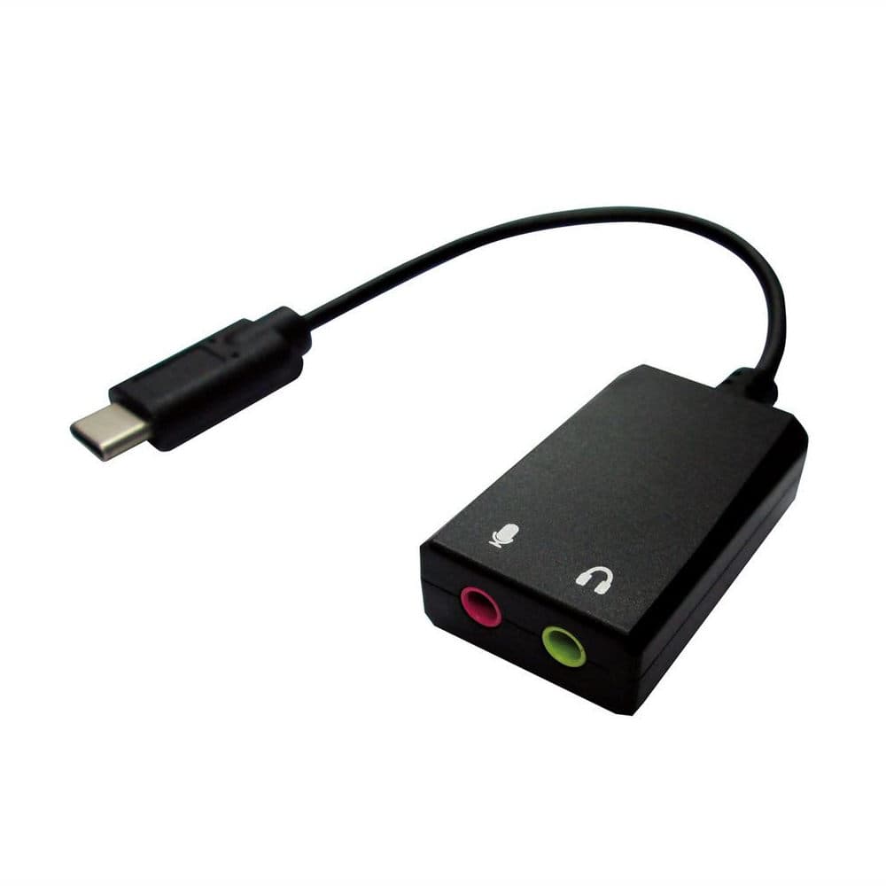 VALUE 12.99.3213 :: USB Type C звукова карта, 2x 3.5 mm Audio M/F, 0.13 м