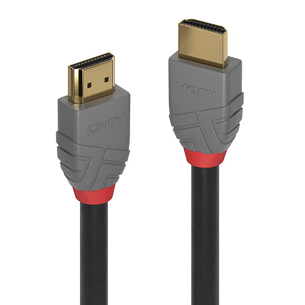 LINDY LNY-36964 :: HDMI 2.0 кабел, Anthra Line, 4K, 60Hz, A-A, M/M, черен, 3.0 м