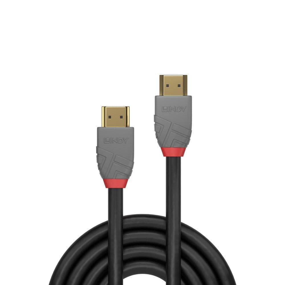 LINDY LNY-36951 :: Ultra High Speed HDMI кабел, 8K/10K, Anthra Line, черен, 0.5 м