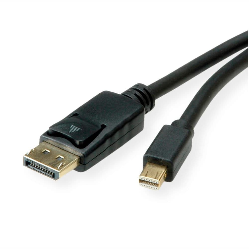 ROLINE 11.04.5814 :: Mini DisplayPort v1.4 кабел, DisplayPort Mini - DisplayPort, M/M, 8K, 60Hz, 1.0 м