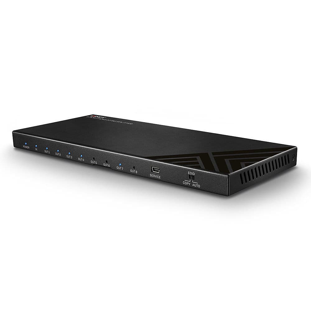 LINDY LNY-38237 :: 8-портов сплитер, HDMI 2.0, 18 Gbps, 4K@60Hz HDR