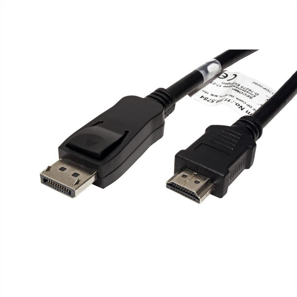 VALUE 11.99.5784 :: DisplayPort кабел, DisplayPort - HDTV, M/M, черен, 10.0 м