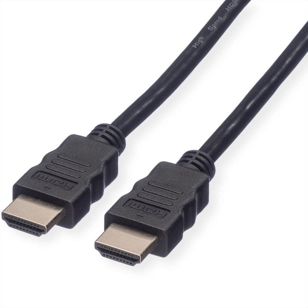 ROLINE 11.04.5542 :: HDMI High Speed кабел + Ethernet, M/M, черен, 2.0 м