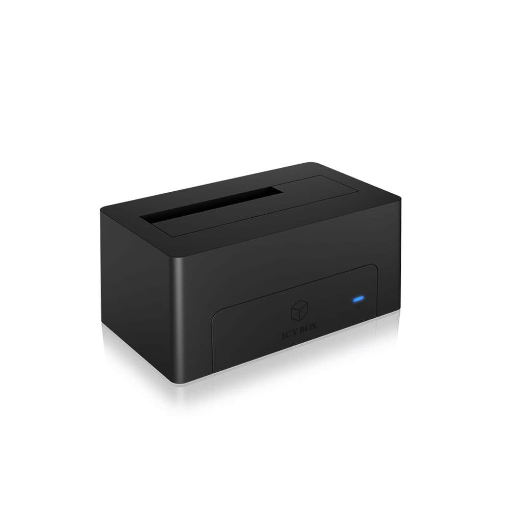 ICYBOX IB-1121-C31 :: Външна докинг станция за 2.5" и 3.5" SATA HDD, тип тостер, USB 3.1 (Gen 2) Type C