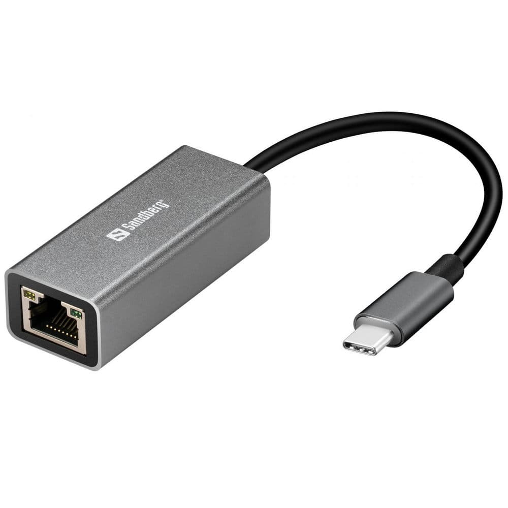 SANDBERG SNB-136-04 :: Мрежов адаптер USB-C към Gigabit LAN