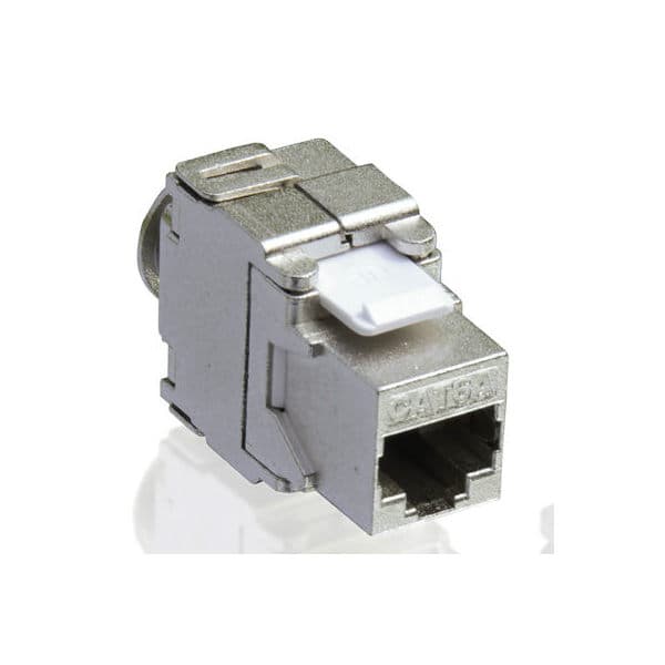 VALUE 26.99.0366 :: Cat.6a инсърт, RJ-45, екраниран, сребрист