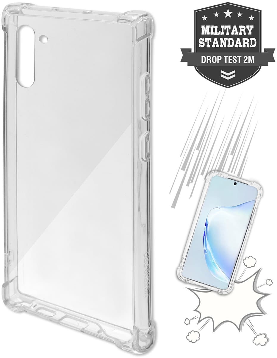 Хибриден удароустойчив кейс за Samsung Galaxy Note 10, Note 10 5G - 4smarts Hard Cover Ibiza (прозрачен)