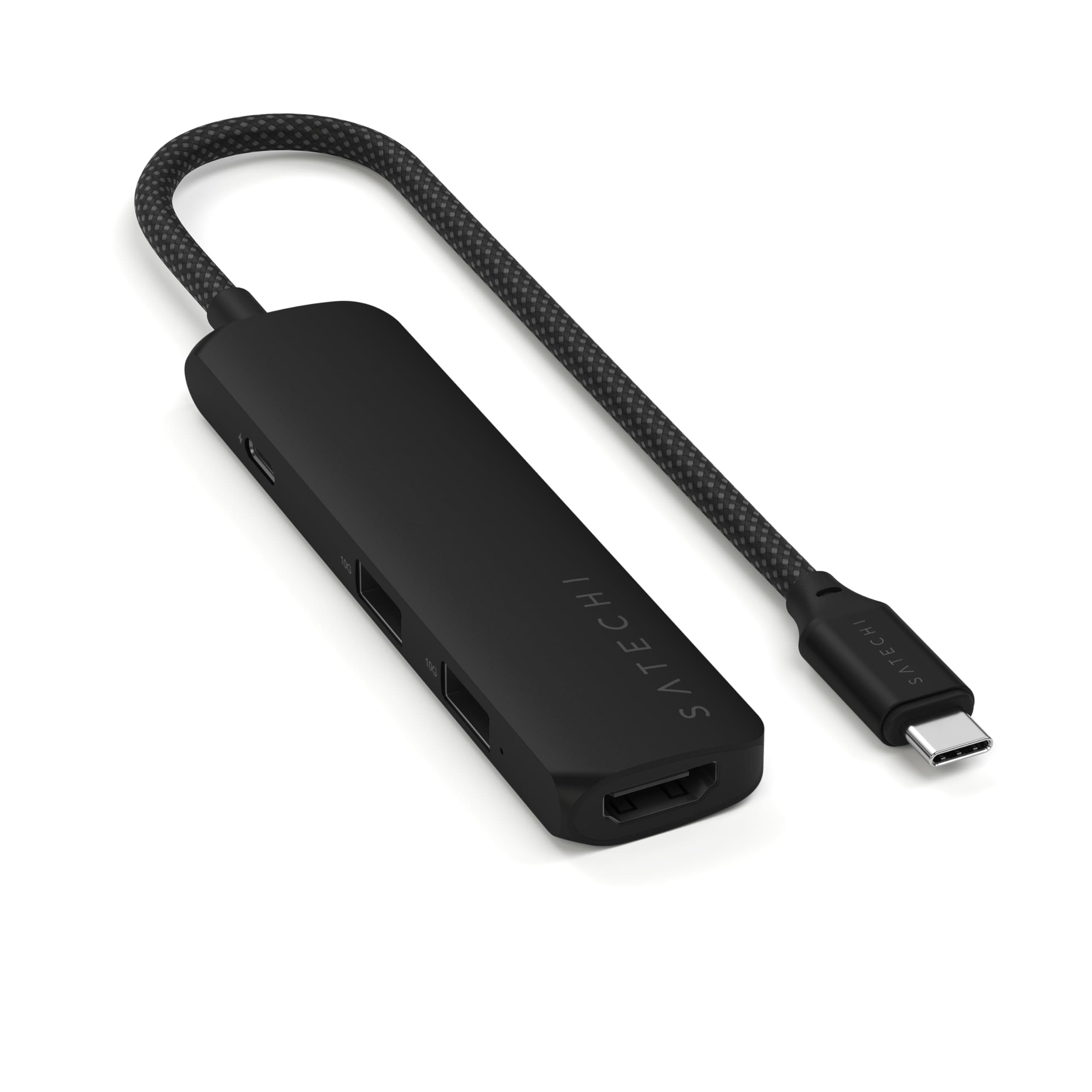Докинг станция Satechi ST-P4SK, от USB-C към 1x USB-C(PD), 2x USB-A, 1x HDMI, черна