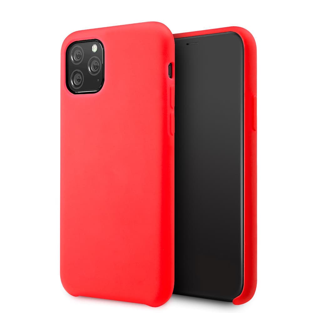 Силиконов (TPU) калъф за Samsung Galaxy S20 Ultra - Vennus Silicone Case (червен)