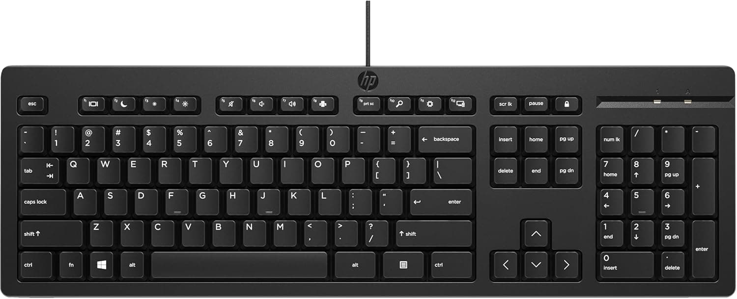 HP 125 G2 USB Wired Keyboard (EU)